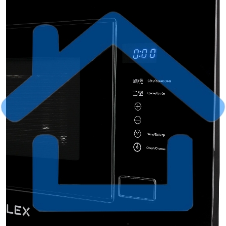 Микроволновая печь встраиваемая LEX Bimo 20.01 INOX нержавеющая сталь, 20 л, 700 Вт, переключатели - сенсор-4