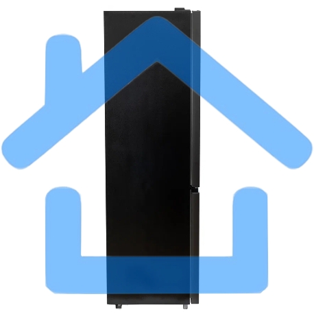 Холодильник Smile SRF378DI графит двухкамерный 240/95л морозилка снизу, No Frost-4