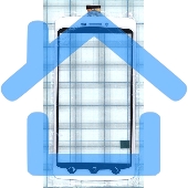 Сенсорное стекло (тачскрин) WJ10030-FPC V2.0, белое