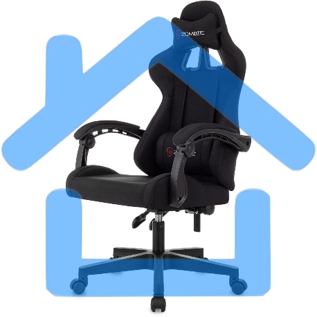 Кресло игровое Zombie Void черный-23