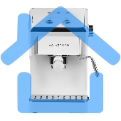 Кофеварка рожковая Galaxy Line GL 0756 белый, исп. кофе - молотый, 1.5 л, 1500 Вт, 20 Бар.