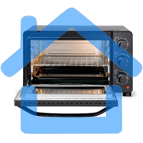 Мини-печь Hyundai MIO-HY080 23л. 150Вт черный-2