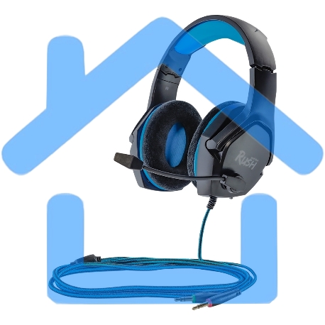 Игровая гарнитура Smartbuy (SBHG-9730) RUSH ASPID черный/синий-3