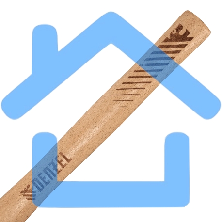 Молоток слесарный Denzel 600 г, кованый квадратный боек, буковая рукоятка-5