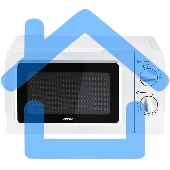 Микроволновая печь BBK 17MWS-781M/W белый, 17 л, 700 Вт, переключатели - поворотный механизм