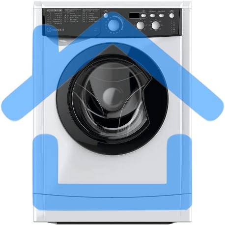 Стиральная машина Indesit MyTime EWUD 4105 BK CIS белый, загрузка фронтальная 4 кг, 1000 об/мин., класс: А