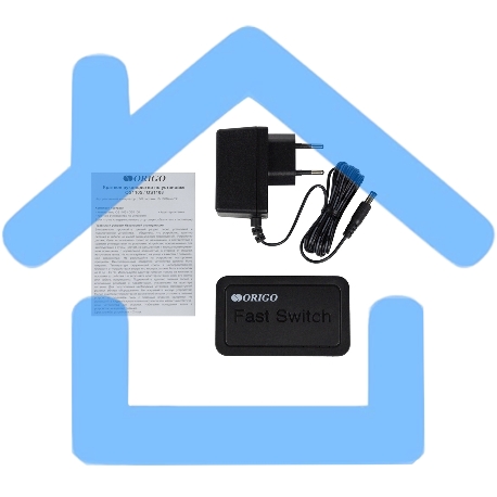 Неуправляемый коммутатор 5-портовый 10/100 Мбит/с ORIGO OS1105/A1A-16