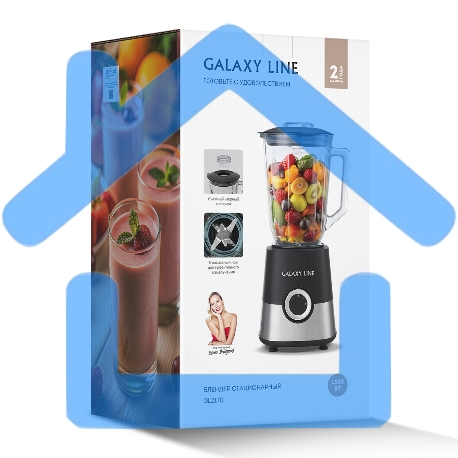 Блендер стационарный Galaxy GL 2170 серебристый/черный-1