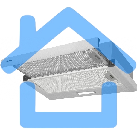 Вытяжка встраиваемая Weissgauff TEL 06 1M IX серебристая, 59.5 см, 600 куб. м/ч, 46 дБ-6