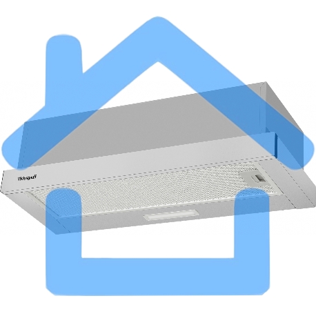 Вытяжка встраиваемая Weissgauff TEL 06 1M IX серебристая, 59.5 см, 600 куб. м/ч, 46 дБ