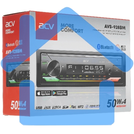 Автомагнитола ACV AVS-928BM 1DIN 4x50Вт-1