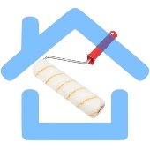 Валик Rexant 89-0010 полиамид белый с желтой полосой, ворс 11 мм, ширина ролика 240 мм, Ø 42 мм, бюгель 8 мм, серия 