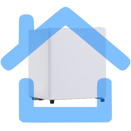 Холодильник OLTO RF-050 белый однокамерный 45/5л морозилка сверху-1