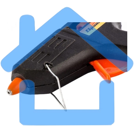 Клеевой пистолет 7 мм, 20 Вт, 5 г/мин// Sparta-1