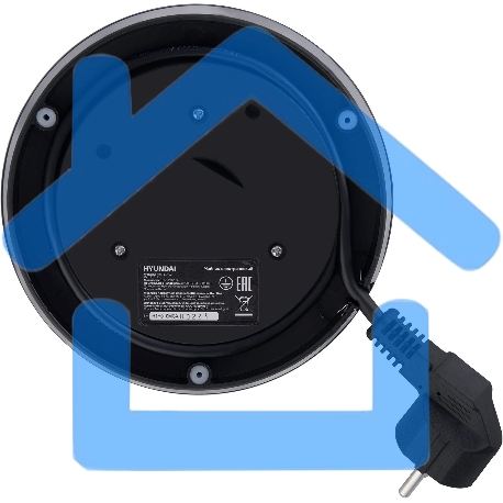 Чайник электрический Hyundai HYK-S2402 1.7л. 2200Вт серебристый матовый/черный (корпус: нержавеющая сталь)-2