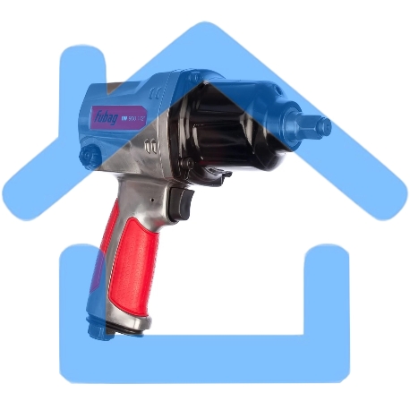 Ударный пневмогайковерт FUBAG IW900 + набор головок 100195-6