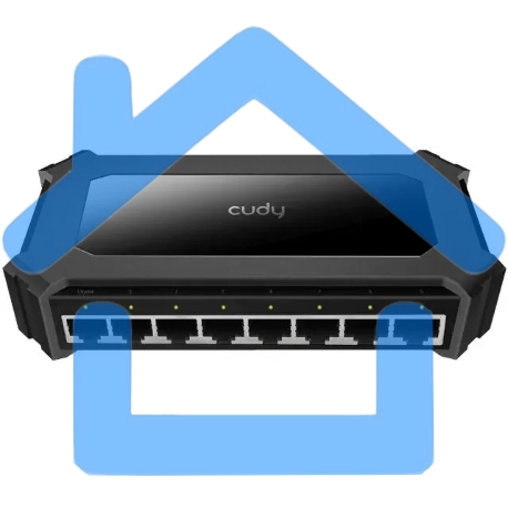Коммутатор Cudy GS108D (L2) 8x1Гбит/с неуправляемый-2