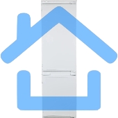 Встраиваемый холодильник Beko BCSA2750 двухкамерный белый