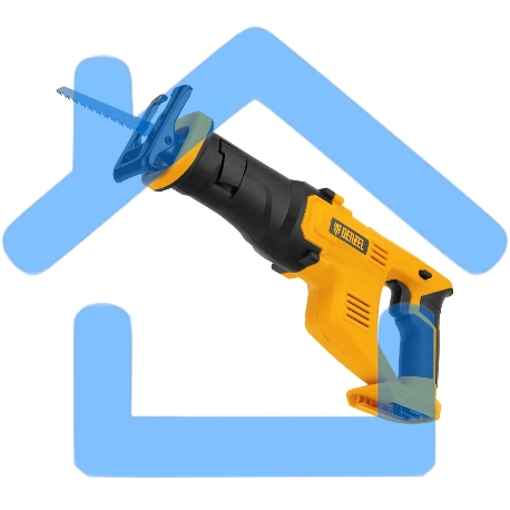 Пила сабельная аккумуляторная CRC-115-0, 18В Li-Ion Denzel-10