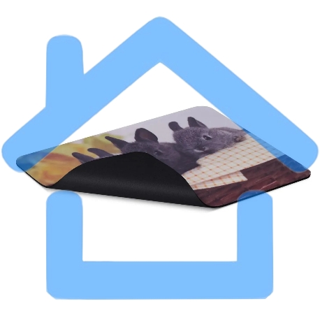 Коврик для мыши Buro BU-M40092 рисунок/кролики-3