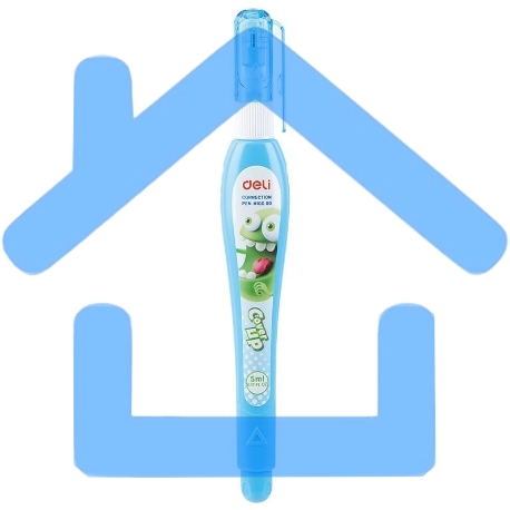 Ручка корректор Deli Cover UP EH10100 шариковый белый 8мл-1