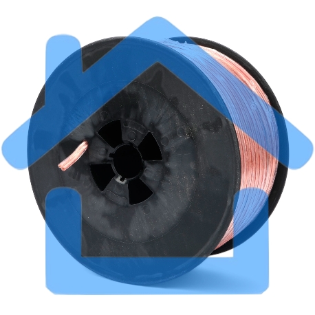 Акустический кабель Power Cube, 2*2,5, 100M, прозрачный, на катушке-2