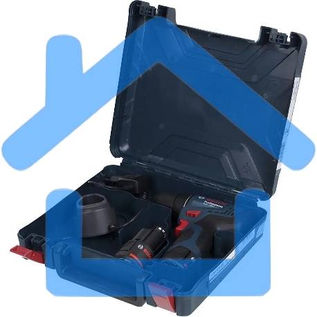 Дрель-шуруповерт Bosch GSR 120-LI C, Аккумуляторная, 12В, 2 АКБ, Кейс-12