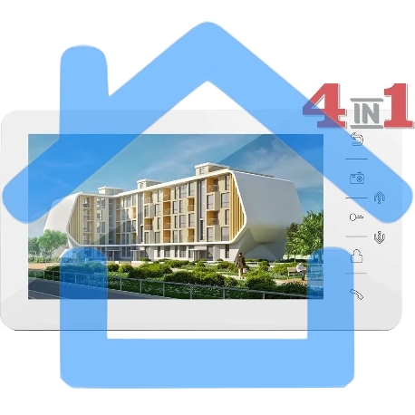 Видеодомофон Tantos PrimeHD белый