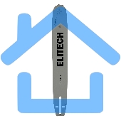 Шина для пил Elitech 0809.012700 серый