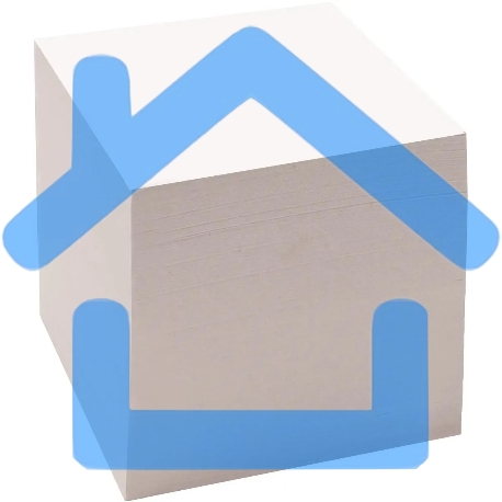 Блок для записей бумажный Silwerhof Daily Стандарт 90x90x90мм, 80 г/м2, белый-1