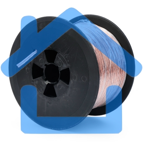 Акустический кабель Power Cube, 2*1,0, 100M, прозрачный, на катушке-1