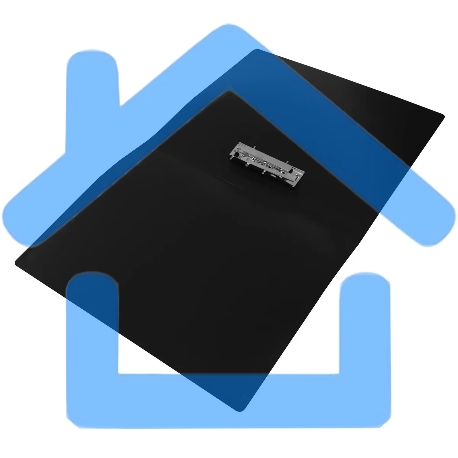 Папка с металлическим зажимом Бюрократ DeLuxe DL07CMILK A4, пластик, 0.7мм, корешок 27мм, молочный-1