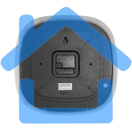 Часы настенные CENTEK CT-7106 черный-2