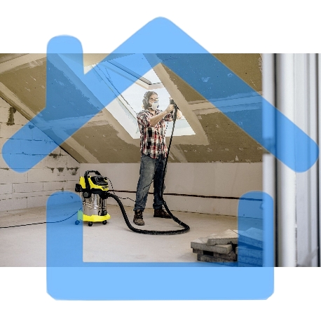 Строительный пылесос Karcher WD 6 P S V-30/6/22/T + DDC (YSY) желтый, 1300 Вт, уборка сухая/сбор воды, пылесборник мешок/контейнер, 30 л-9