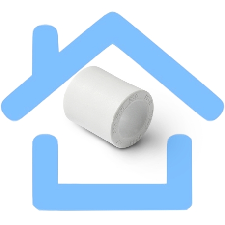 Муфта 90 полипропиленовая PPR белая