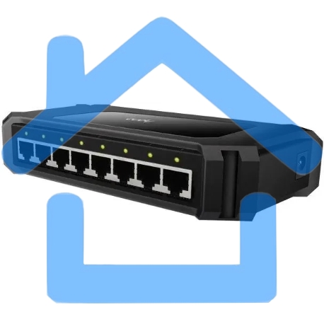 Коммутатор Cudy GS108D (L2) 8x1Гбит/с неуправляемый