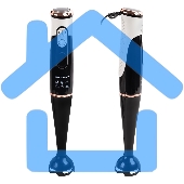 Блендер погружной Endever Sigma-83, черный/белый, мощность 1000Вт, нож из нержавеющей стали, комплект аксессуаров,