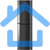 Холодильник Atlant ХМ-4623-159-ND черный металлик двухкамерный 187/125л морозилка снизу