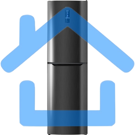 Холодильник Atlant ХМ-4623-159-ND черный металлик двухкамерный 187/125л морозилка снизу