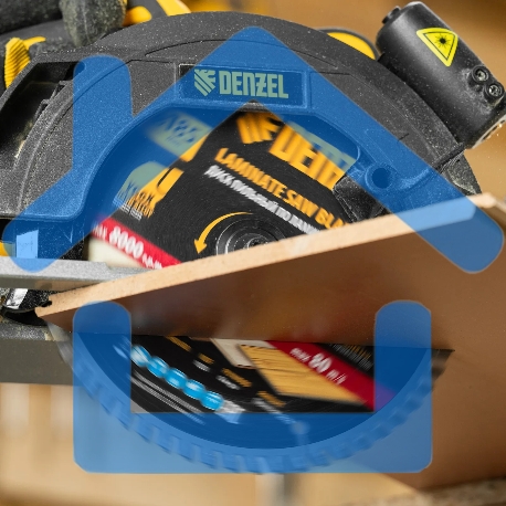 Пильный диск по ламинату Denzel ф185 х 30 мм, 60 зубьев 733847-8