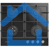 Газовая варочная поверхность Hyundai HHG 6434 BG черный