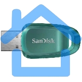 Флешка USB 256Gb SanDisk CZ96 Ultra Eco, USB 3.2 Green
