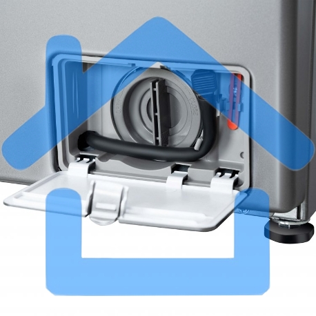 Стиральная машина Бирюса WM-SM814/03 M Металлик, загрузка фронтальная 8 кг, 1200 об/мин, класс А+++-8