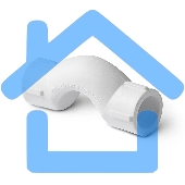 Обвод раструбный 20 полипропиленовый PPR белый