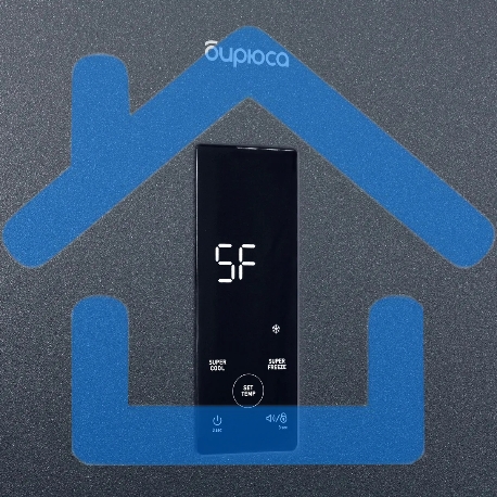 Холодильник Бирюса Б-W980NF графит двухкамерный 240/130л морозилка снизу, No Frost-1