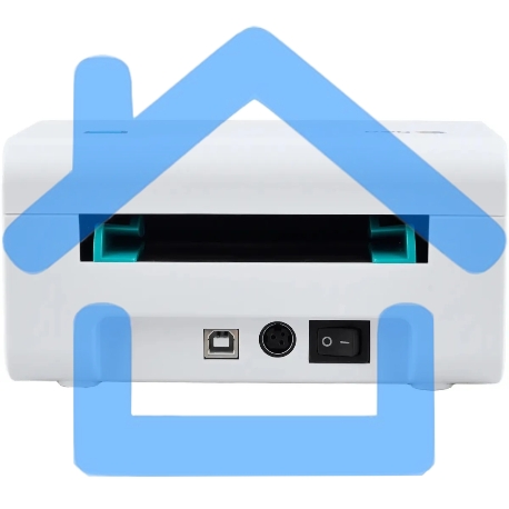 Принтер наклеек G&G GG-D420 стационарный, прямая термопечать, 203 dpi, 152 мм/сек, USB, белый-3