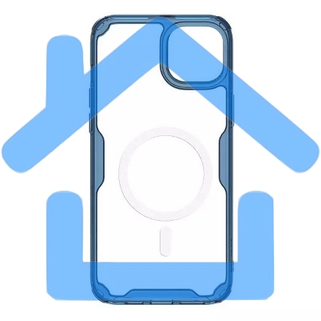 Чехол Nature TPU Pro Magnetic Case, синий, (AP IP15)