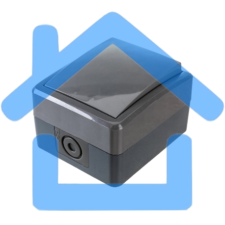 Выключатель 11-1401-03 IP54, 10АХ-250В, ОУ, Эксперт, серый (16/160/2560) Б0020670 ЭРА-2