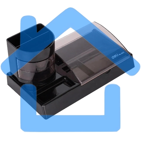 Настольный набор Deli E38254 (16 предметов) пластик, черный-8