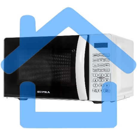 Микроволновая печь SUPRA 20SW25 белый, 20 л, 700 Вт, переключатели - сенсор